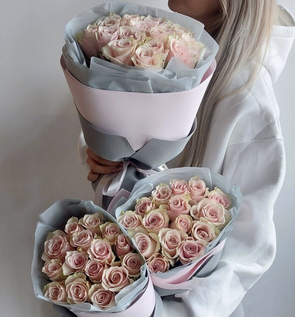 Букеты из роз Букет Нежное утро