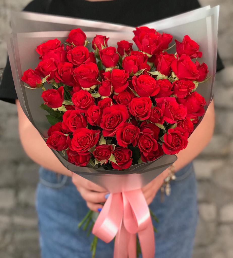 Insta букеты Букет из 19 кустовых роз