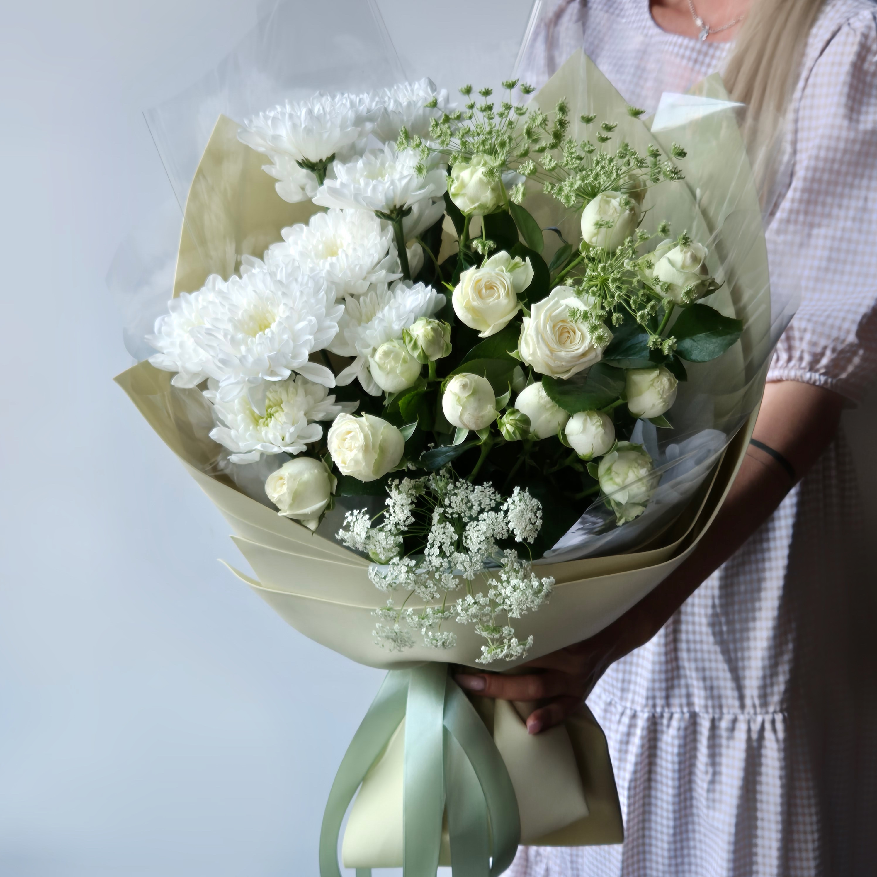 Хризантемы Букет Лунный берег