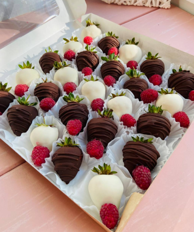 Для crm Клубника в шоколаде "Соблазн" с малиной