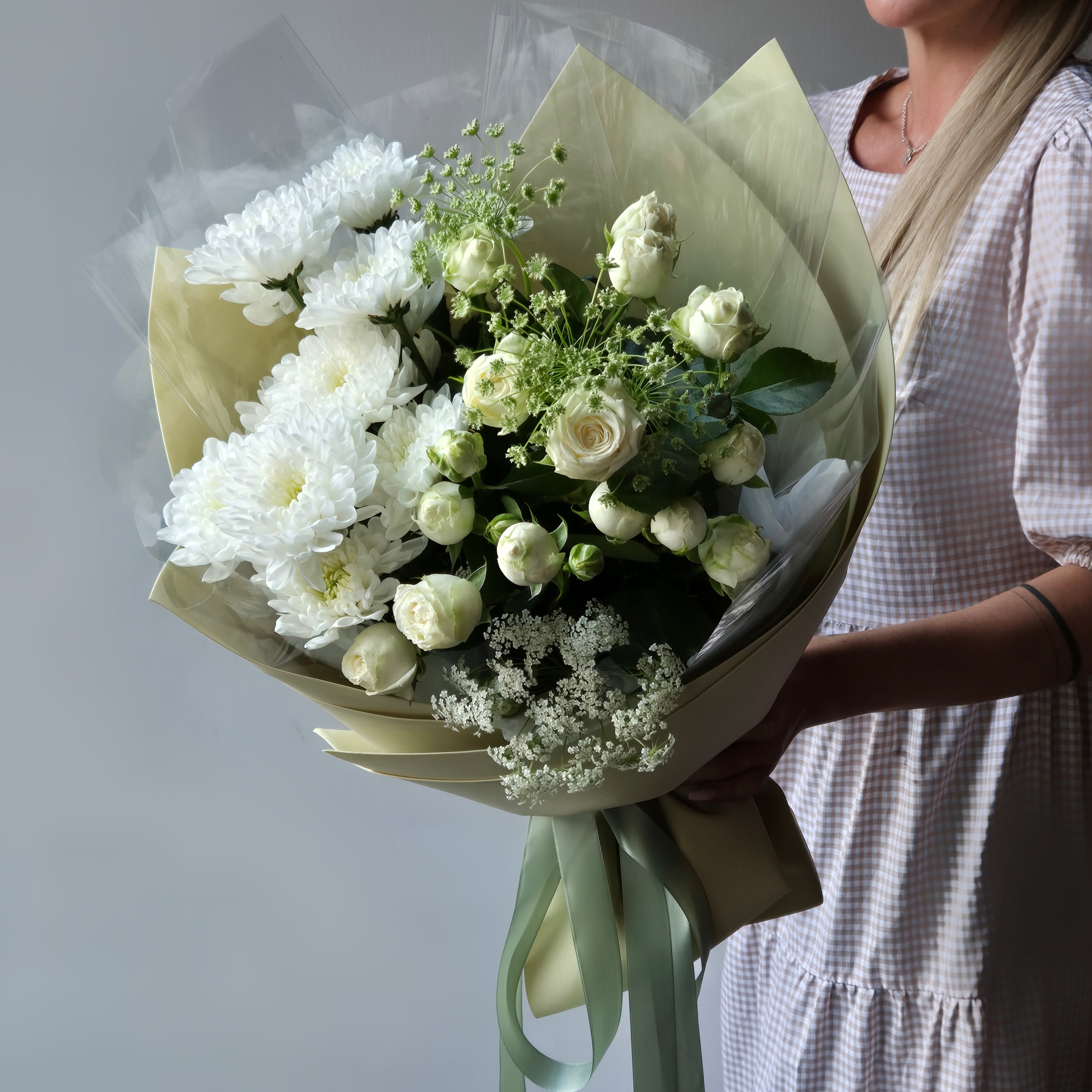 Хризантемы Букет Лунный берег