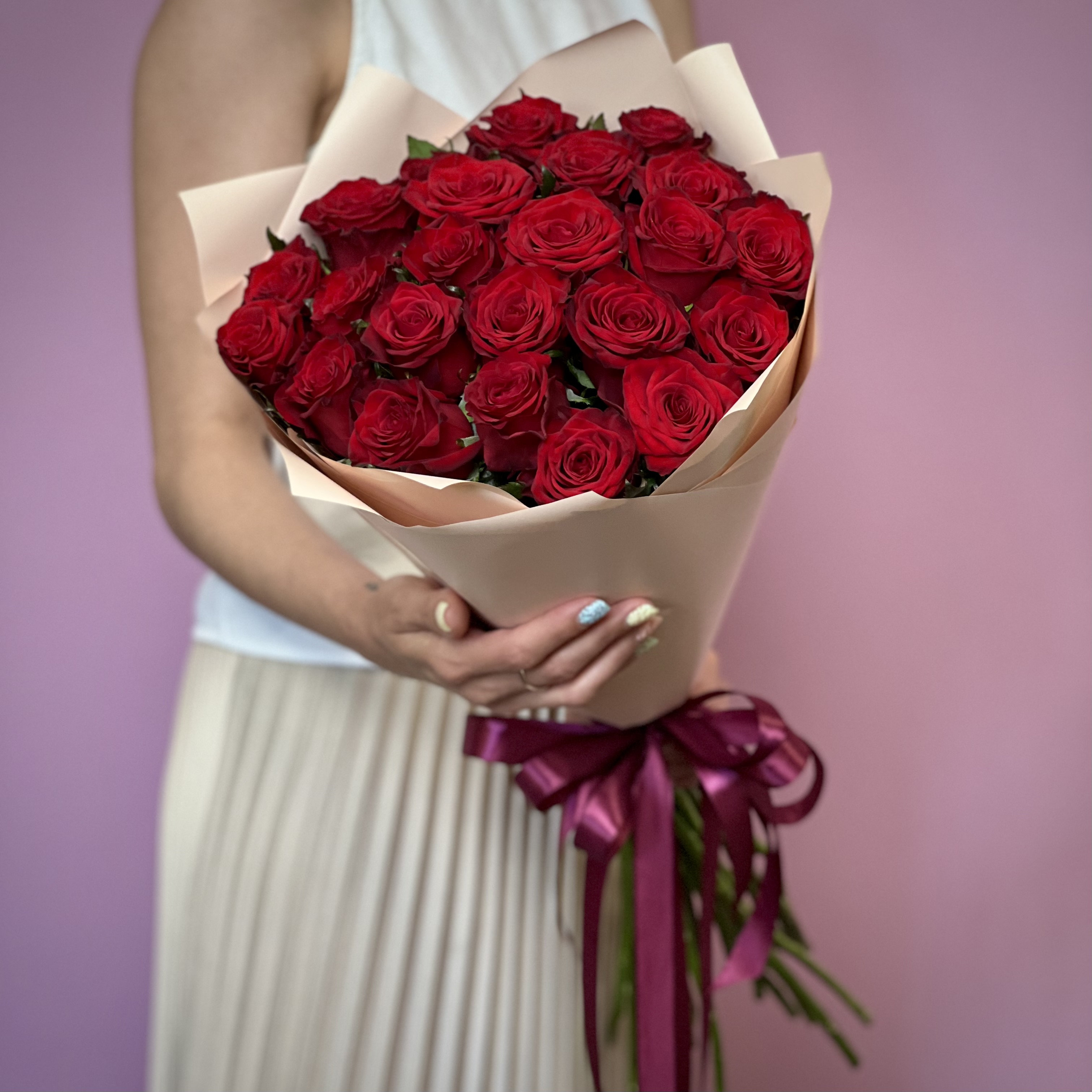 Букеты из роз Букет из роз 70 см Тру Лав 23 шт