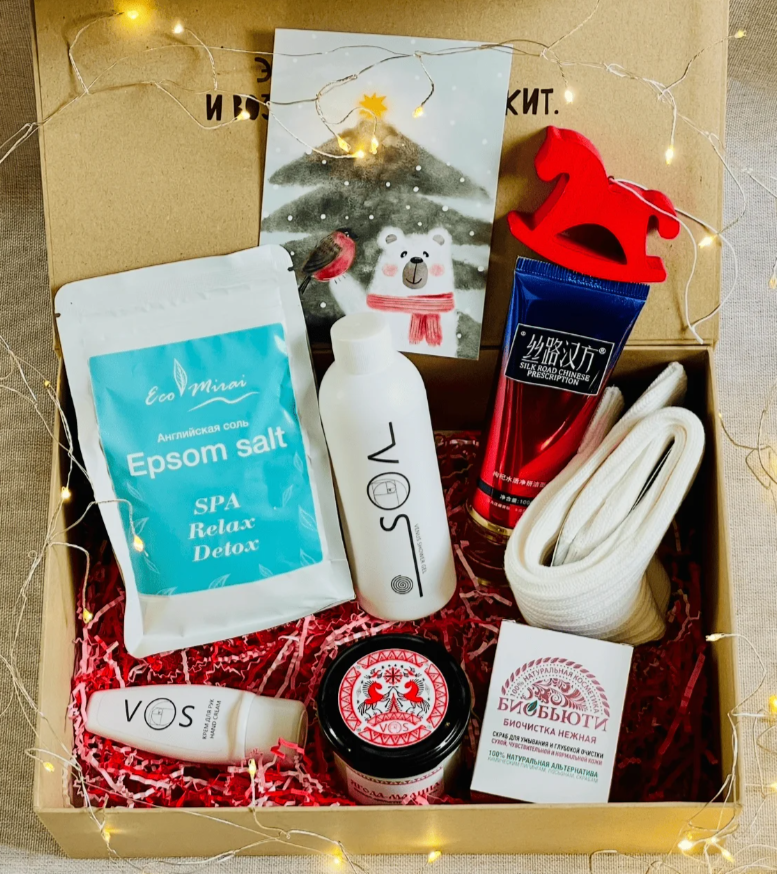 Для crm Новогодний бьюти набор