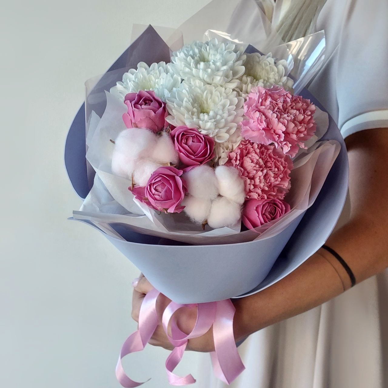 Гвоздики Букет Теплые нотки