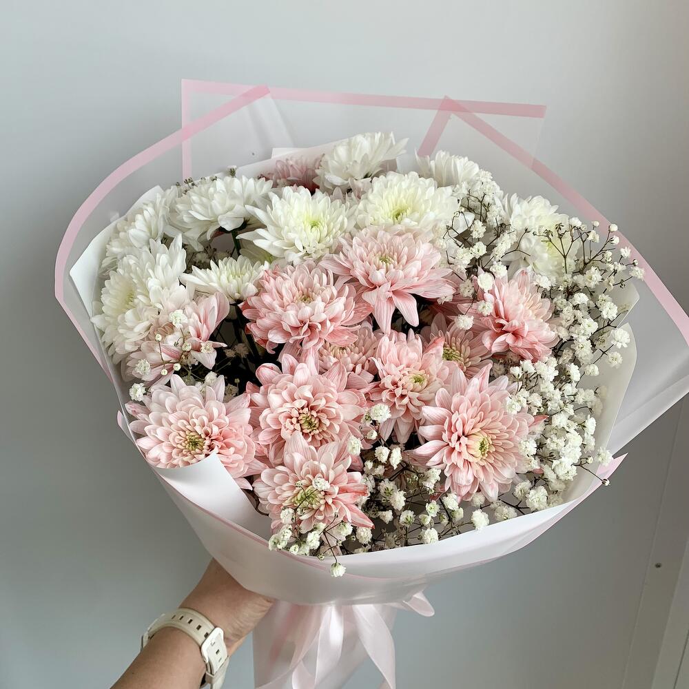 Хризантемы Букет Трепетные надежды