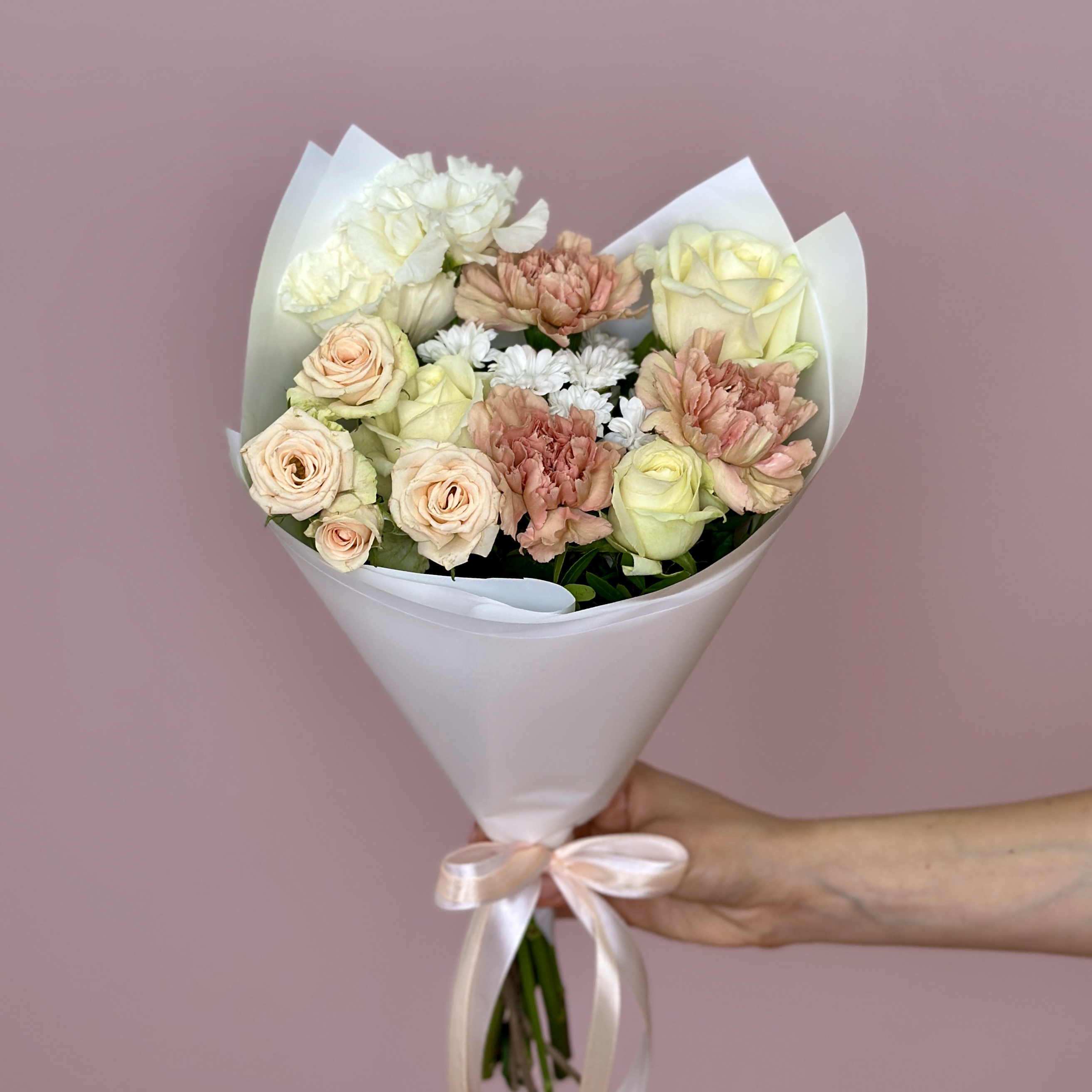 Эустома Букет Миниатюра